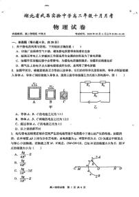 湖北省武昌实验中学2025-2026学年高二上学期10月月考物理试卷