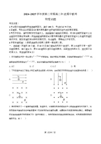 安徽省宿州市砀山县七校2024-2025学年高二下学期期中考试物理试题（Word版附解析）