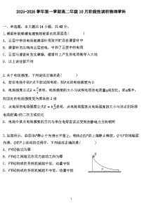 北京市第十一中学2025-2026学年高二上学期10月月考物理试题