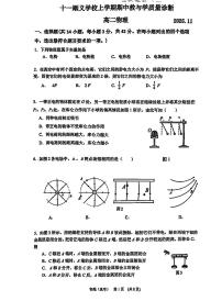 2025北京十一顺义学校高二（上）期中物理试卷