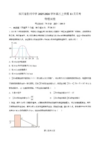 四川省彭州中学2026届高三上学期期中考试物理试卷（Word版附解析）