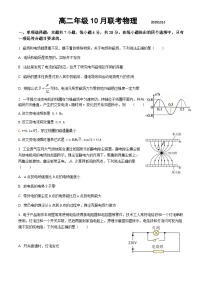 河北省保定市十校2025-2026学年高二上学期10月月考物理试题（含解析）