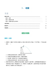 人教版 (2019)选择性必修 第一册动量精练