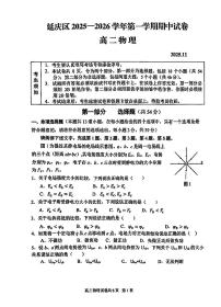 2025北京延庆高二（上）期中物理试卷