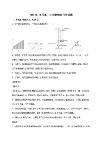 湖南省岳阳市汨罗市第一中学2025~2026学年高三上册（10月）月考物理检测试卷（含解析）