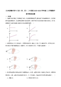 江西省赣州市十八县（市、区）二十四校联考2026届高三上学期期中考试物理试卷（含答案）
