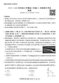 辽宁点石联考2025-2026学年高三上学期11月期中物理试卷（含答案）