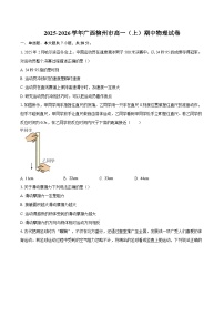 2025-2026学年广西柳州市高一（上）期中物理试卷-自定义类型