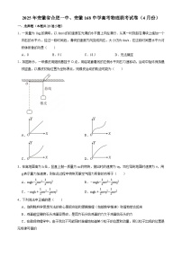 2025届安徽省合肥市第一中学、安徽168中学高三下学期4月联考物理试卷-A4