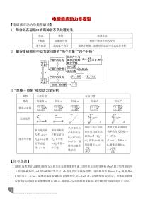 电磁感应动力学模型练习含答案-高考物理一轮电学压轴题模型解读