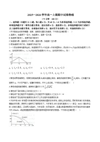 河南省郑州外国语学校2025-2026学年高一上学期11月期中考试 物理（无答案）