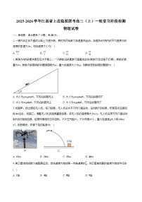 2025-2026学年江西省上进稳派联考高三（上）一轮复习阶段检测物理试卷（11月）（含答案）