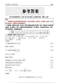 2025年点石联考东北“三省一区”高三上学期12月份联合考试物理试题（含答案）