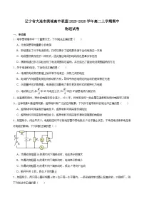 辽宁省大连市滨城高中联盟2025-2026学年高二上学期期中考试物理试卷（Word版含解析）