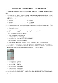 北京市房山区2024-2025学年高三上学期期末物理试卷