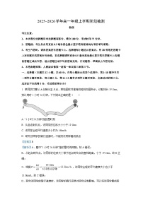 【物理】安徽省江淮名校2025-2026学年高一上学期阶段联考夯基试题（解析版+学生版）