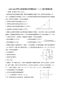 2025-2026学年山东省青岛市即墨区高三（上）期中物理试卷（含答案）