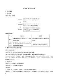 高三物理一轮复习精讲精练 第三讲 共点力平衡（2份，原卷版+解析版）