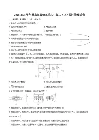 2025-2026学年黑龙江省哈尔滨九中高二（上）期中物理试卷（含答案）