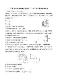 2025-2026学年湖南省某校高二（上）期末模拟物理试卷（含答案）