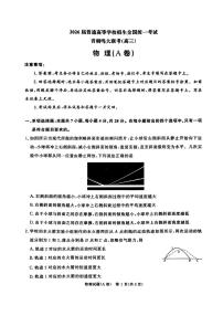 2025-2026学年青桐鸣高三上学期12月物理试题及答案
