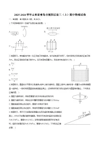 2025-2026学年山东省青岛市城阳区高二（上）期中物理试卷（含答案）