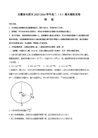 安徽省合肥市2025-2026学年高二（上）期末模拟物理试卷
