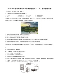 2024-2025学年河南省商丘市商师联盟高二（上）期末物理试卷（含答案）