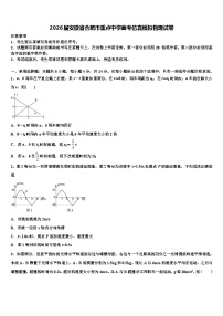 2026届安徽省合肥市重点中学高考仿真模拟物理试卷含解析