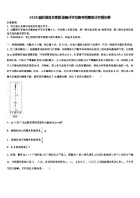 2026届安徽省合肥新城高升学校高考物理倒计时模拟卷含解析