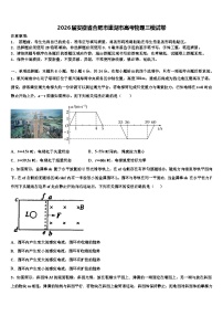 2026届安徽省合肥市巢湖市高考物理三模试卷含解析