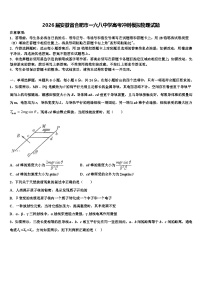 2026届安徽省合肥市一六八中学高考冲刺模拟物理试题含解析