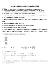 2026届安徽省池州市东至第二中学高考物理二模试卷含解析