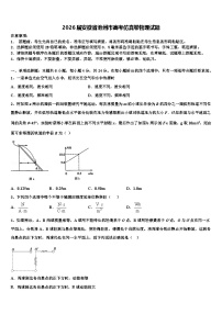 2026届安徽省池州市高考仿真卷物理试题含解析