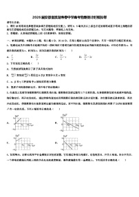 2026届安徽省滨湖寿春中学高考物理倒计时模拟卷含解析