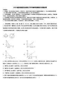 2026届安徽省定远县育才中学高考物理倒计时模拟卷含解析