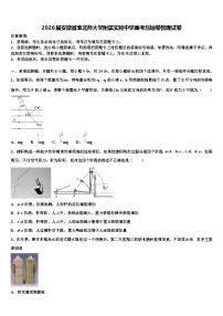 2026届安徽省淮北师大学附属实验中学高考压轴卷物理试卷含解析