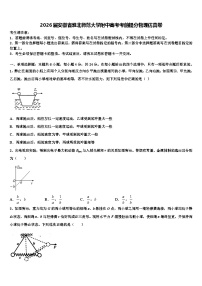 2026届安徽省淮北师范大学附中高考考前提分物理仿真卷含解析