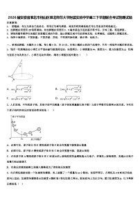 2026届安徽省淮北市相山区淮北师范大学附属实验中学高三下学期联合考试物理试题含解析