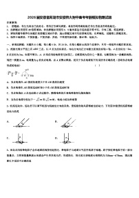 2026届安徽省芜湖市安徽师大附中高考考前模拟物理试题含解析