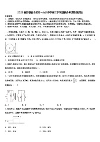 2026届安徽省合肥市一六八中学高三下学期联合考试物理试题含解析