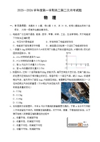 海南省文昌中学2025-2026学年高二上学期第二次月考物理试题