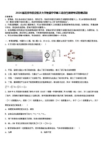 2026届北京市航空航天大学附属中学高三适应性调研考试物理试题含解析
