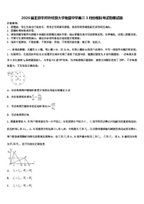 2026届北京市对外经贸大学附属中学高三3月份模拟考试物理试题含解析