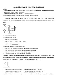 2026届北京市西城区第一五六中学高考物理押题试卷含解析