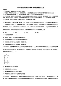 2026届白鹭洲中学高考冲刺物理模拟试题含解析