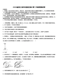 2026届百校大联考全国名校高三第二次调研物理试卷含解析