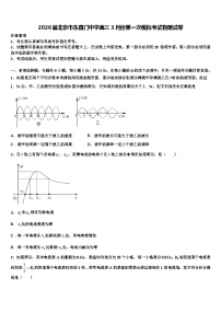 2026届北京市东直门中学高三3月份第一次模拟考试物理试卷含解析