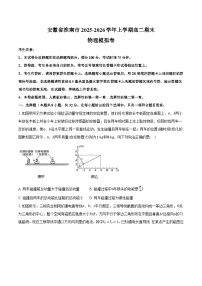 安徽省淮南市2025-2026学年上学期高二期末物理模拟卷
