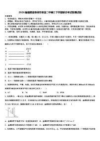 2026届福建省泉州市泉港二中高三下学期联合考试物理试题含解析